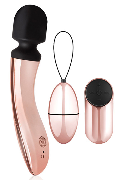 Paketerbjudande Rosy Gold Wand + Vibrierendes Ei - Angebote 1