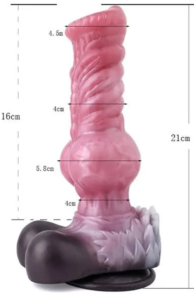 Palfrey Pleasure Dildo 21 cm - Drachen-Dildo 2