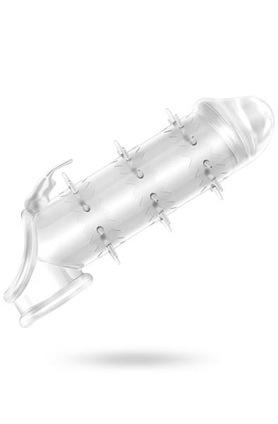 Penis Sleeve mit Hase und Spitzen transparent - Penishülle 2