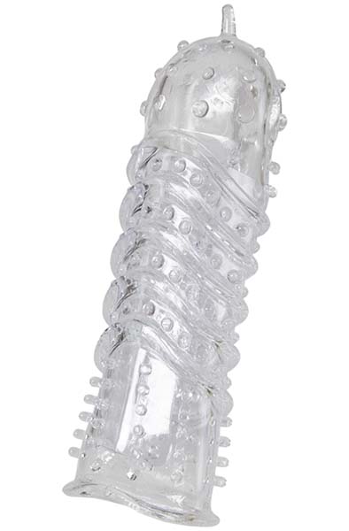 Penis Sleeve mit stimulierender Textur & Spitzen - Penishülle 2