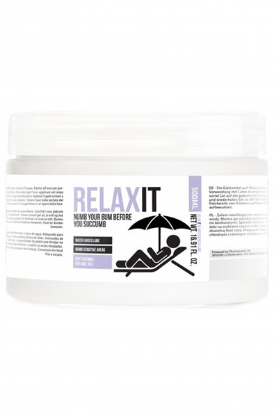 Pharmquests Wasserbasiertes Gleitmittel Relax It 500 ml - Anal-Gleitmittel 1
