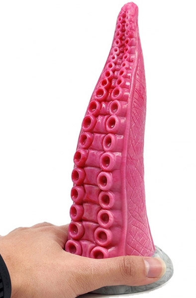 Pink Alien Dildo Monster Saugnapf 25 cm - Monster-Dildo 2