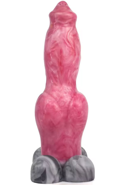 Pink Alien Drachenschuppen Dildo 17,5 cm - Drachen-Dildo 2