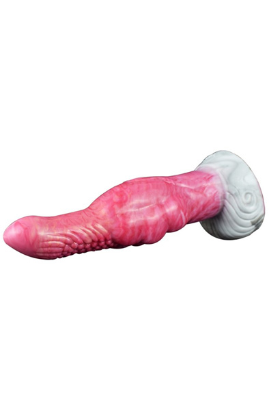 Pink Alien Faelight Vibrationsdildo 22 cm - Drachen-Dildo 3