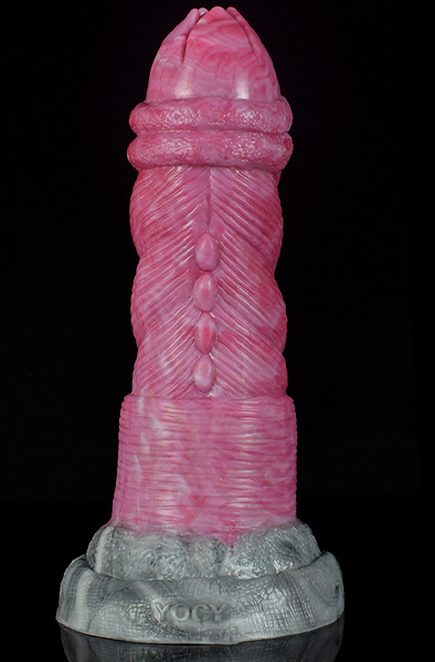 Pink Alien Luminara Vibrationsdildo 20,5 cm - Drachen-Dildo 4