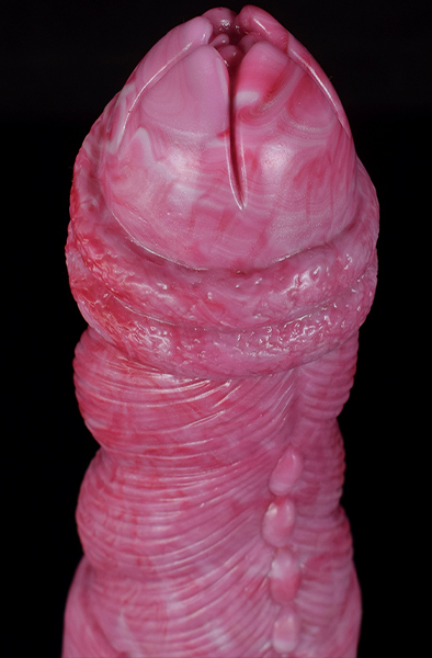 Pink Alien Luminara Vibrationsdildo 20,5 cm - Drachen-Dildo 5