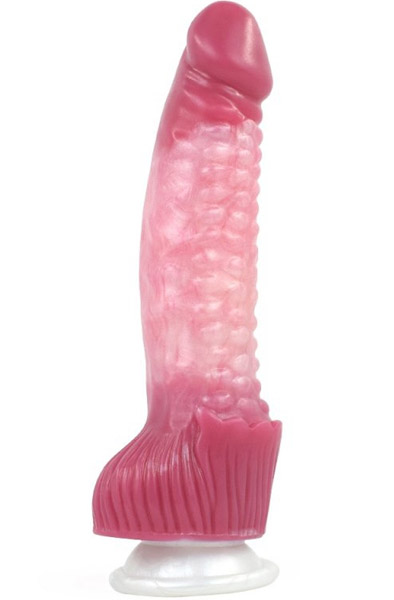 Pink Alien Monster Pop Penis 22 cm - Monster-Dildo 1