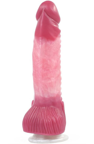 Pink Alien Monster Pop Penis 22 cm - Monster-Dildo 2