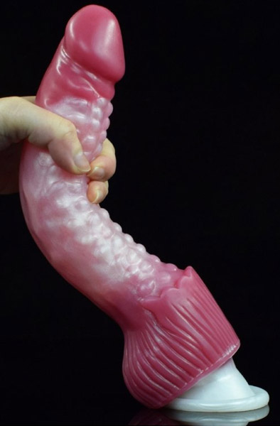 Pink Alien Monster Pop Penis 22 cm - Monster-Dildo 3