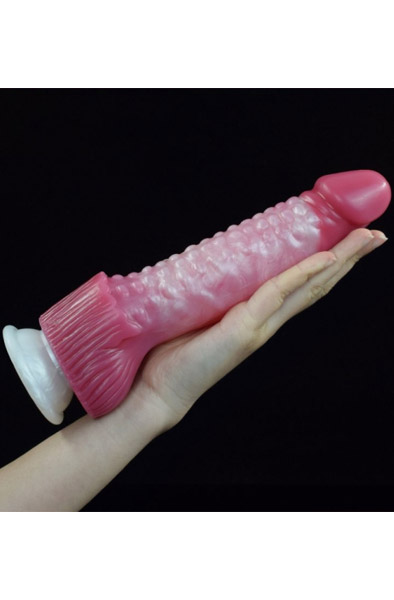 Pink Alien Monster Pop Penis 22 cm - Monster-Dildo 4