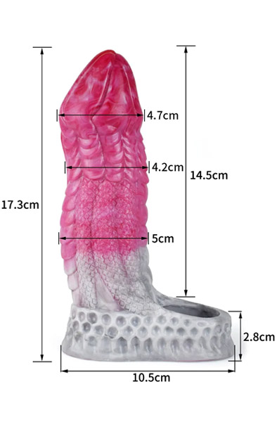 Pink Alien Monster Verlängernde Penishülle - Penisverlängerung/Penishülle 5