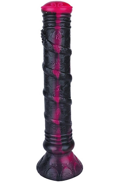 Pink Alien Silikon Dildo Wavyx 30 cm - Monster-Dildo 2