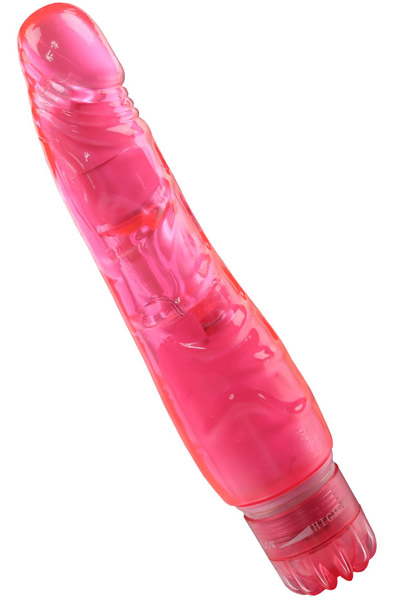 Pink Pleasure Schlanker Vibrator in Penisform - Vibrierender Dildo 2