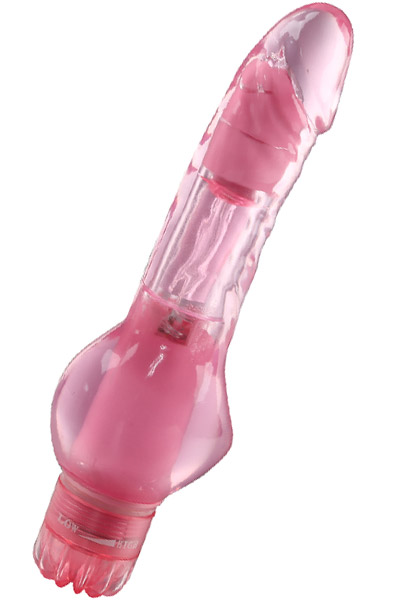 Pink Satisfaction Schlanker Penisförmiger Vibrator - Vibrierender Dildo 2