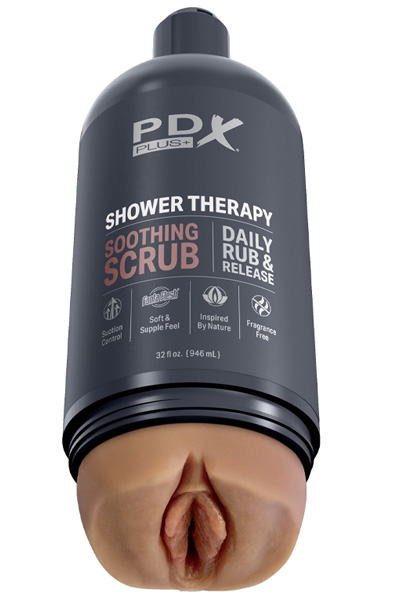 Pipedream Duschtherapie Beruhigendes Peeling Braun - Vagina-Masturbator 2