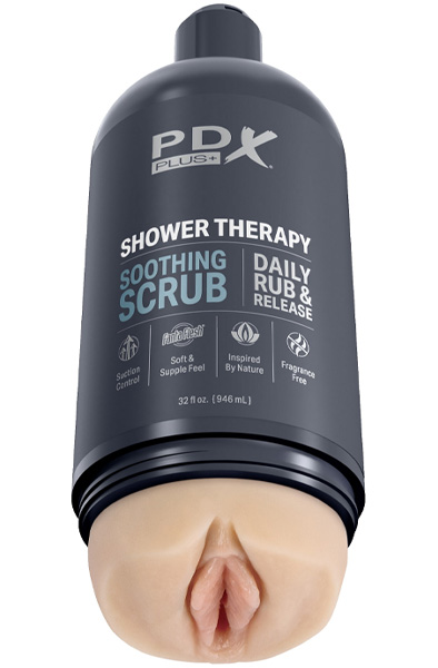 Pipedream Duschtherapie Beruhigendes Peeling - Vagina-Masturbator 2