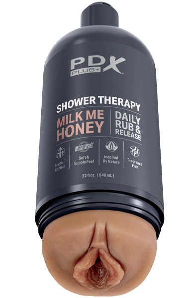 Pipedream Duschtherapie Melk Mich Honey Bräune - Vagina-Masturbator 2