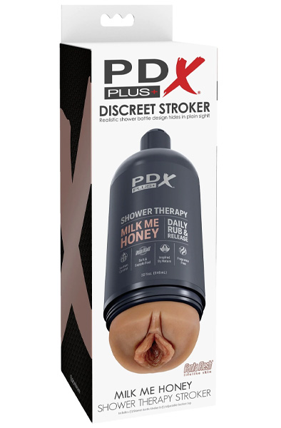 Pipedream Duschtherapie Melk Mich Honey Bräune - Vagina-Masturbator 6