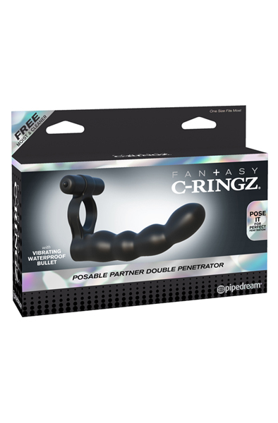 Pipedream Fantasy C-ringz flexibler Partner-Doppelpenetrator - Doppel-Penetrator 3