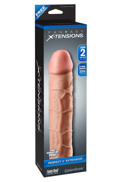 Pipedream Fantasy X-tensions Perfekte 2 Verlängerung - Penisverlängerung/Penishülle 3