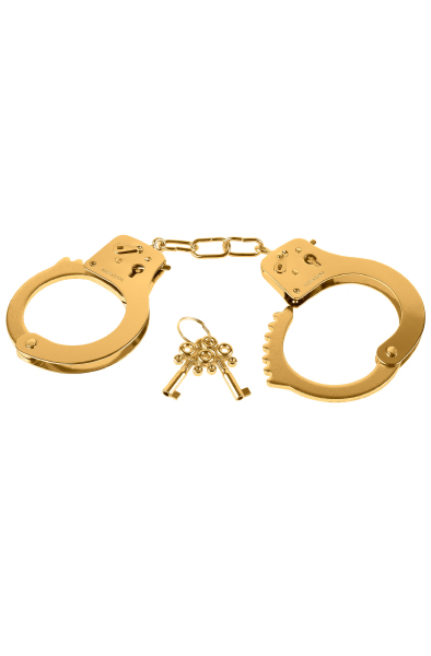 Pipedream Fetisch Fantasy Gold Metall-Handschellen - Handschellen aus Metall 1