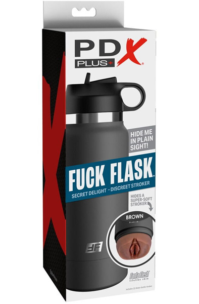 Pipedream Fuck Flask Geheimes Vergnügen Braun - Masturbator 5