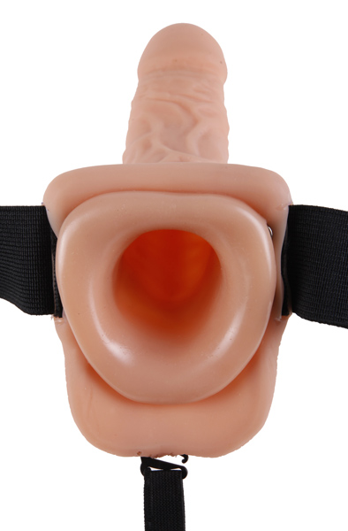 Pipedream hohler Umschnall-Dildo mit Hoden 19 cm - Hohl-Strap-on 2