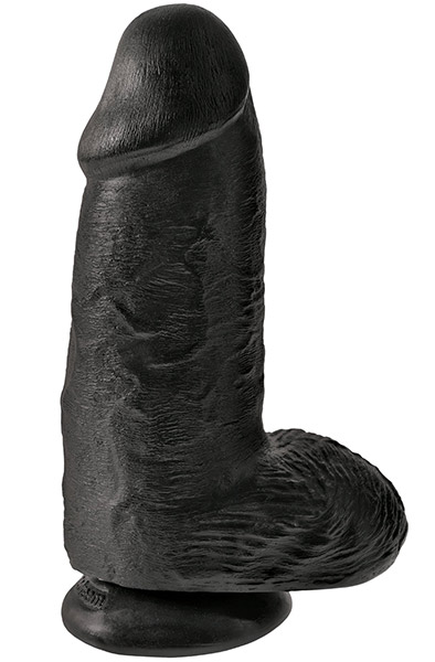 Pipedream King Cock Chubby Schwarz 23 cm - XL Dildo 1