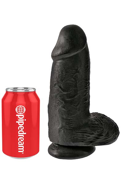 Pipedream King Cock Chubby Schwarz 23 cm - XL Dildo 2