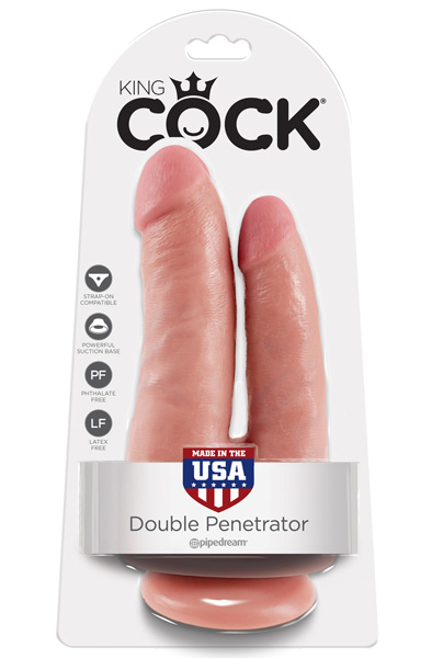 Pipedream King Cock Doppelpenetrator 21 cm - Doppel-Dildo 2