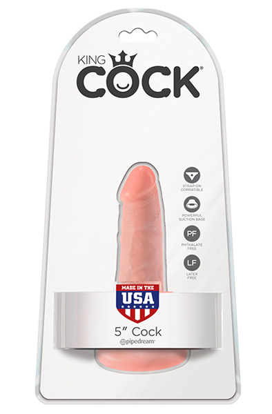 Pipedream King Cock Hautfarben 13 cm - Kleiner Dildo 3