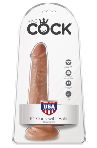 Pipedream King Cock mit Hoden 15 cm - Dildo 2