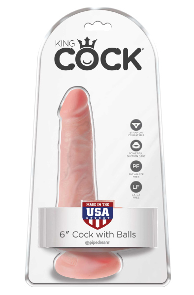 Pipedream King Cock mit Hoden 15 cm - Dildo 2