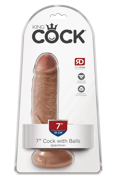 Pipedream King Cock mit Hoden 18 cm - Dildo 2