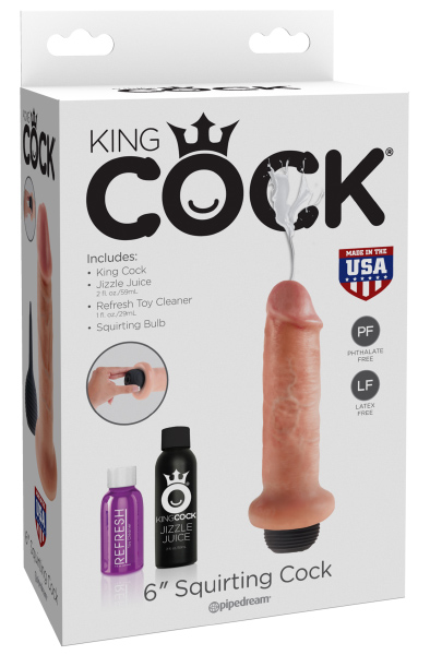 Pipedream King Cock spritzender Dildo 18 cm - Spritzdildo 2