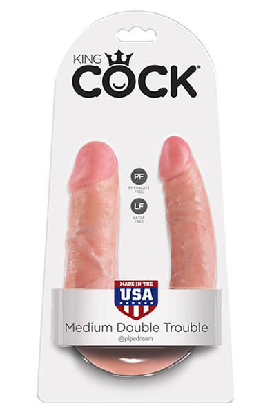 Pipedream King Cock U-förmiger Doppelspaß 33,5 cm - Doppel-Dildo 2
