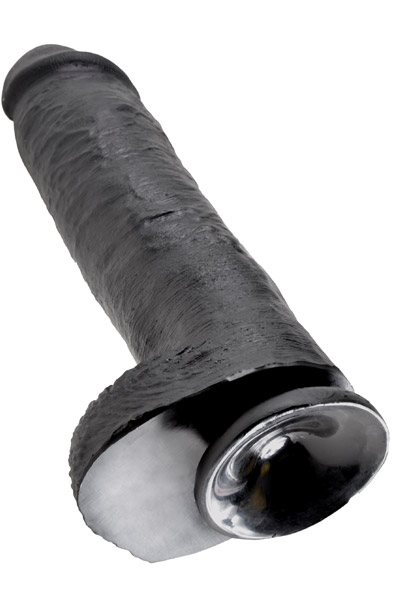 Pipedream King Cock With Balls Black 28 cm - XL Dildo 4