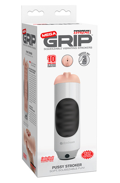 Pipedream Mega Grip Vibrations-Masturbator Pussy - Vibrations-Masturbator 3