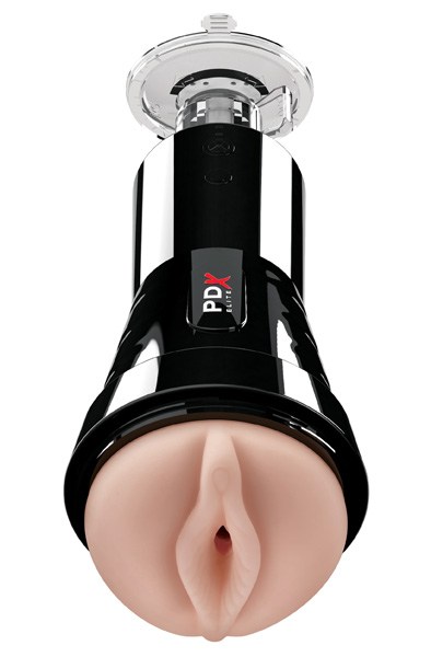 Pipedream PDX Elite Vibrations-Masturbator mit Kompression - Vibrations-Masturbator 1