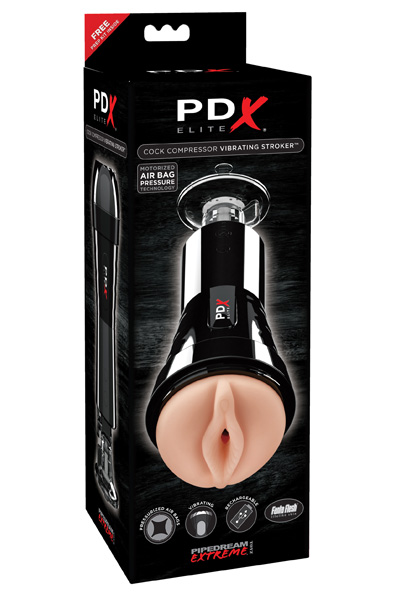 Pipedream PDX Elite Vibrations-Masturbator mit Kompression - Vibrations-Masturbator 4