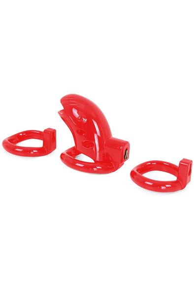 Plastic Keuschheitskäfig Rot - Keuschheitskäfig 2
