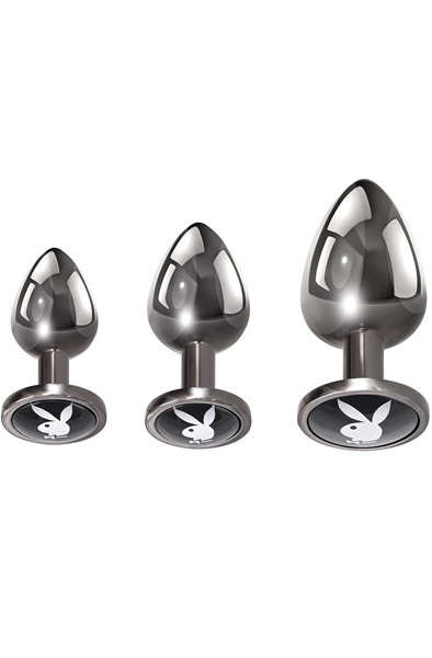 Playboy Pleasure 3-in-1 Analplug-Set - Analplug Set 1