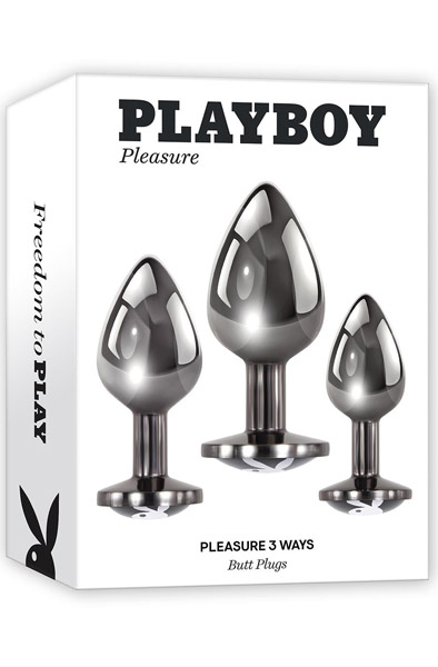Playboy Pleasure 3-in-1 Analplug-Set - Analplug Set 4