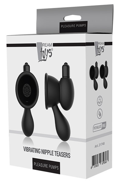 Pleasure Pumps vibrierende Nippel-Stimulatoren - Brustwarzensauger 3