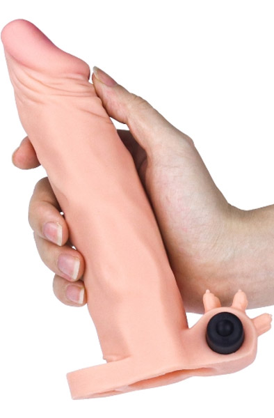 Pleasure X-Tender vibrierende Penishülle - Vibrierender Penisverlängerer 2