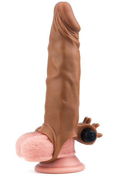 Pleasure X-Tender vibrierende Penishülle - Penisverlängerung/Penishülle 3