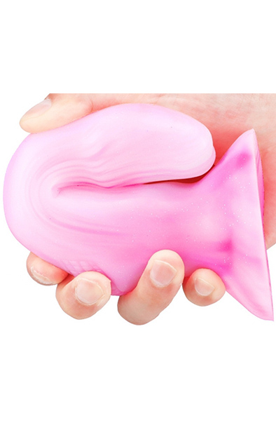Plug Alivax Rosa-Weiß 18 cm - Drachen-Dildo 3