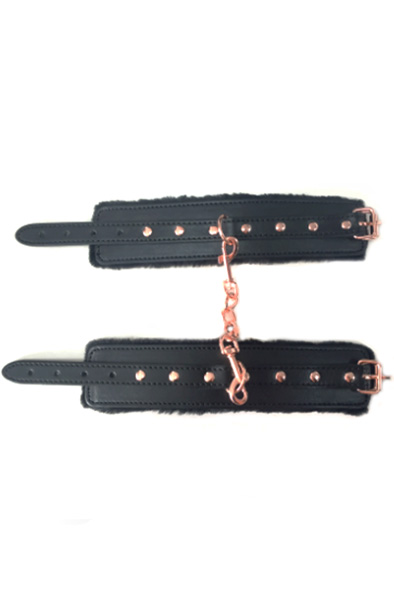 Premium Handgelenkfesseln mit Fell - Handschellen 2