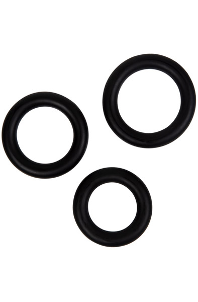 Premium Silikon-Penisringee 3er-Pack - Cockring-Set 2