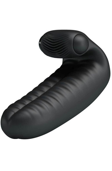 Pretty Love Abbott Schwarz - Finger-Vibrator 2
